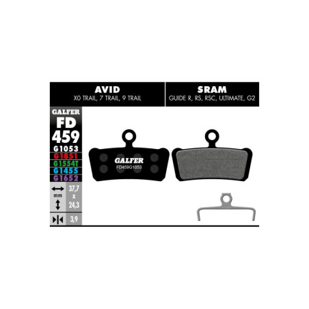 GALFER klocki hamulcowe Avid  X0 Trail / Guide R, RS, RSC, Ultimate